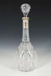 Carafe en verre avec Silbermontierung Carafe en verre avec Silbermontierung
