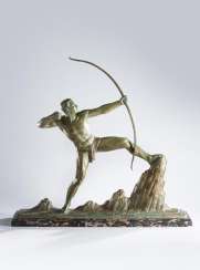 Large Art Nouveau Figure Of Large Art Nouveau Figure Of