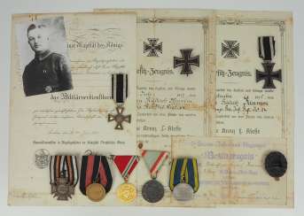 Prussia: estade of a non-commissioned officer in the 6. Guard infantry Regiment with a military cross of merit. Prussia: estade of a non-commissioned officer in the 6. Guard infantry Regiment with a military cross of merit.