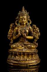 Fire-gilt Bronze of Maitreya Fire-gilt Bronze of Maitreya