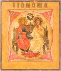 FINE ICON OF NEW TESTAMENT TRINITY FINE ICON OF NEW TESTAMENT TRINITY