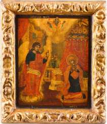 ICON WITH THE ANNUNCIATION OF THE MOTHER OF GOD ICON WITH THE ANNUNCIATION OF THE MOTHER OF GOD