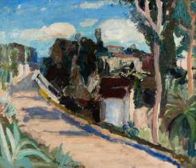 ARMAND APOL 1897 Saint-Gilles - 1950 Brussels SOUTH FRENCH LANDSCAPE Oil on canvas ARMAND APOL 1897 Saint-Gilles - 1950 Brussels SOUTH FRENCH LANDSCAPE Oil on canvas