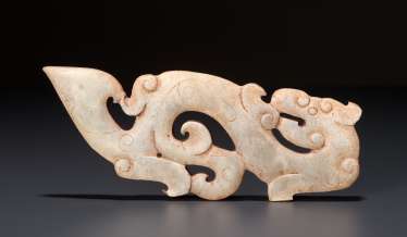 WHITE KUILONG DRAGON AS AMULET WHITE KUILONG DRAGON AS AMULET