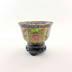 Decorative vase, rare technique of stained glass enamels, China, cloisonné, perfect condition Decorative vase, rare technique of stained glass enamels, China, cloisonné, perfect condition