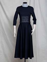 STELLA TENNANT'S BLACK WOOL DRESS STELLA TENNANT'S BLACK WOOL DRESS