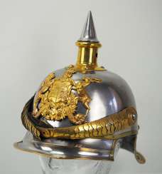 Württemberg: a helmet for officers and men of the cavalry-staff of the guards and staff soldiers. Württemberg: a helmet for officers and men of the cavalry-staff of the guards and staff soldiers.