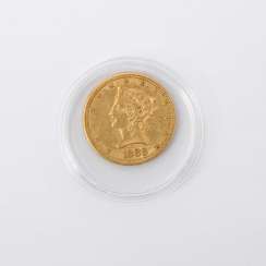 USA /GOLD - 10 Dollars 1886 Liberty Head, USA /GOLD - 10 Dollars 1886 Liberty Head,