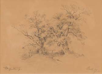 SPITZWEG, Carl: landscape. SPITZWEG, Carl: landscape.
