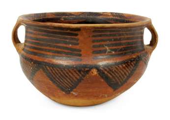 Painted Clay Vessel Painted Clay Vessel