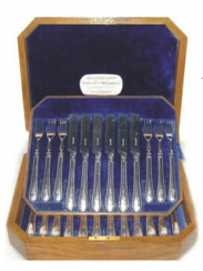 Set of fruit knives 1868 Set of fruit knives 1868