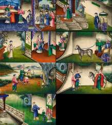 SEVEN SCENES FROM THE 24 EXAMPLES OF FILIAL LOVE SEVEN SCENES FROM THE 24 EXAMPLES OF FILIAL LOVE