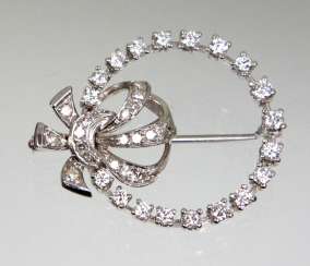 magnificent diamond brooch - white gold 750 magnificent diamond brooch - white gold 750