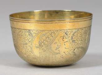Rare gold-plated fist mug Rare gold-plated fist mug
