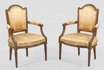 Pair of Louis XVI armchairs Pair of Louis XVI armchairs