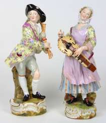 Few ceremonial figures, Meissen, around 1860 Few ceremonial figures, Meissen, around 1860