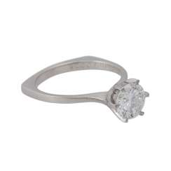 Ring with brilliant approx. 1.5 ct, Ring with brilliant approx. 1.5 ct,