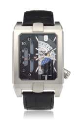 Harry Winston, Avenue Dual Time, Zalium, Ref. AVEATZ37ZZ001 Harry Winston, Avenue Dual Time, Zalium, Ref. AVEATZ37ZZ001