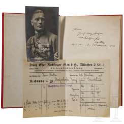 Adolf Hitler - "Mein Kampf", with personal signature and dedication Adolf Hitler - "Mein Kampf", with personal signature and dedication
