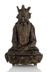 Bronze of a Guanyin on a Lotus Bronze of a Guanyin on a Lotus