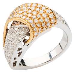 Bicolorer Brillantring Bicolorer Brillantring
