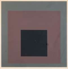 JOSEF ALBERS 1888 Bottrop - 1976 New Haven. OHNE TITEL (HOMAGE TO THE SQUARE) JOSEF ALBERS 1888 Bottrop - 1976 New Haven. OHNE TITEL (HOMAGE TO THE SQUARE)