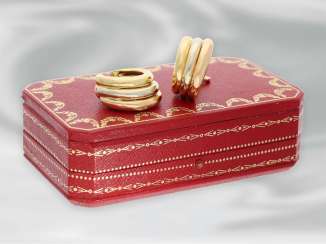 Earrings: high quality Designer Hoop earrings by Cartier Paris, Earrings: high quality Designer Hoop earrings by Cartier Paris,
