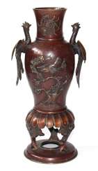 Phönixvase Japan Bronze, Phönixvase Japan Bronze,
