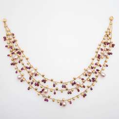 MARCO BICEGO necklace with cultured pearls & Rodolithen MARCO BICEGO necklace with cultured pearls & Rodolithen