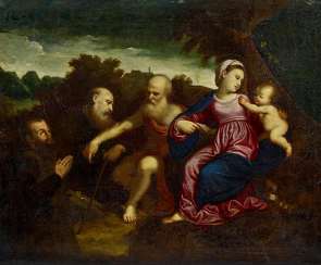 Maria with child, St. Anthony Abbot, Jerome and founder Maria with child, St. Anthony Abbot, Jerome and founder