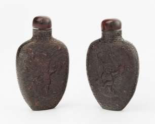 1 Paar Snuff Bottles 1 Paar Snuff Bottles