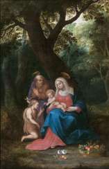 The Holy family with Saint John The Holy family with Saint John