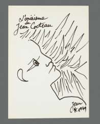 Jean Cocteau(1889-1963)Zeichnung, l opirisme Jean Cocteau(1889-1963)Zeichnung, l opirisme