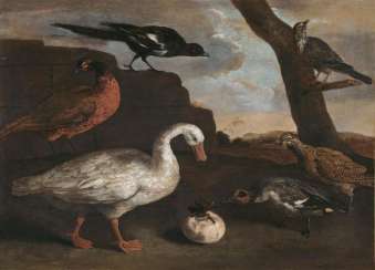 Birds in a landscape Birds in a landscape
