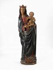 Large Crescent moon Madonna in the style of the Later Large Crescent moon Madonna in the style of the Later