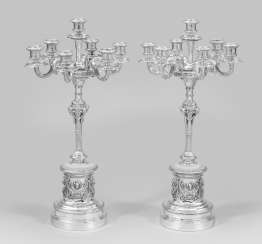 Pair Of Viennese Splendour-Candelabra Pair Of Viennese Splendour-Candelabra