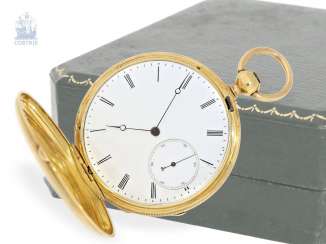 Pocket watch: very fine French apprentice watch in a special Work of art, signed Eleve de V. V., France, around 1850 Pocket watch: very fine French apprentice watch in a special Work of art, signed Eleve de V. V., France, around 1850