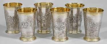 Six hunting cups Six hunting cups