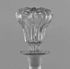 Antique carafe, decanter, bottle, England, Crystal, late 19th and early 20th century, handmade Antique carafe, decanter, bottle, England, Crystal, late 19th and early 20th century, handmade