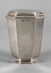 Silver Tea Caddy Of Augsburg Silver Tea Caddy Of Augsburg