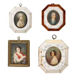 MIXED LOT OF MINIATURES, 20. Century, MIXED LOT OF MINIATURES, 20. Century,