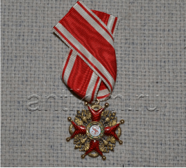 The Order Of St. 3 St. Stanislaus, gold, The Order Of St. 3 St. Stanislaus, gold,