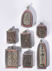 Sept antiquité bouddhiste Amulette Pendentif Sept antiquité bouddhiste Amulette Pendentif