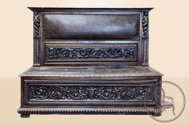 Antique bench of the XIX century Antique bench of the XIX century