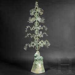 Extremely rare and early money shaking tree, so-called Yao-quian-shu, China, Eastern Han dynasty, 25 to 220 AD. Extremely rare and early money shaking tree, so-called Yao-quian-shu, China, Eastern Han dynasty, 25 to 220 AD.