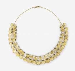 Historic Citrine Seed Pearl Necklace. USA, 1920s-1930s Historic Citrine Seed Pearl Necklace. USA, 1920s-1930s