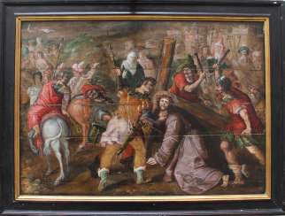 Flemish School 17th Century, Christ carrying the Cross Flemish School 17th Century, Christ carrying the Cross
