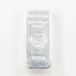 Fine silver bullion, 1000 g, Fine silver bullion, 1000 g,