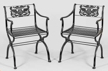 Pair Of Garden Armchairs Pair Of Garden Armchairs