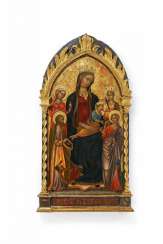 Madonna and Child with Saints Lucia, Catherine of Alexandria and two apostles Madonna and Child with Saints Lucia, Catherine of Alexandria and two apostles